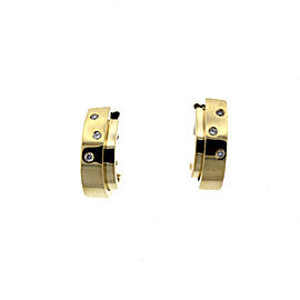 Piaget 18K YG Diamond Earrings