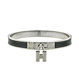 Hermes H Lock Grey Pattern Cuff