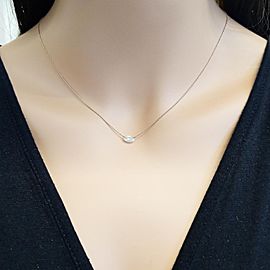 0.50 Carat Marquise Diamond Necklace in 14 Karat Rose Gold