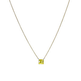 14k yellow gold diamond necklace