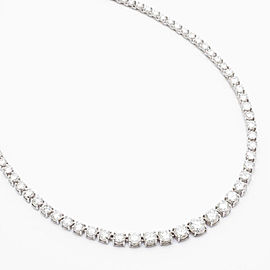 Heritage Gem Studio 18k white gold diamond necklace