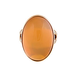 18K Rose Gold Fire Opal Yola Ring