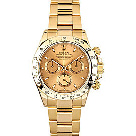 Rolex Pre-Owned Yellow Gold Daytona 116528 Champagne