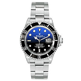 Rolex Submariner Steel Pre-Owned 16610 Custom DeepBlue