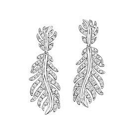 18K Gold Phoenix Medium Pave Earrings