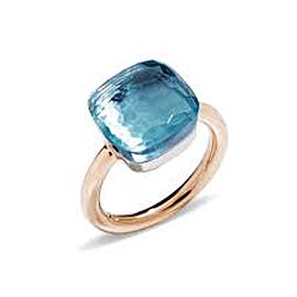 Pomellato Nudo Classic Blue Topaz Ring