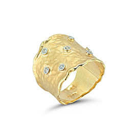 I.Reiss 14K Yellow Gold 0.15 Ring Size 7