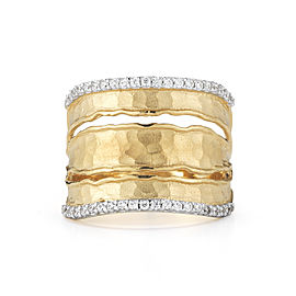 I.Reiss 14K Yellow Gold 0.3 Ring Size 7