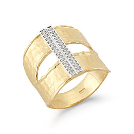 I.Reiss 14K Yellow Gold 0.16 Ring Size 7