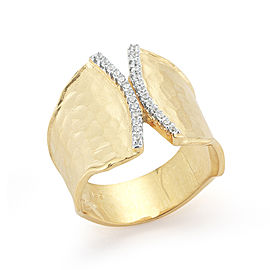 I.Reiss 14K Yellow Gold 0.2 Ring Size 7