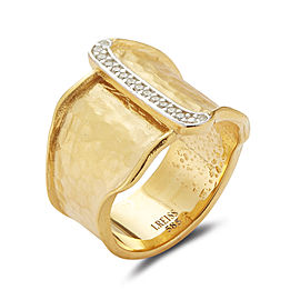 I.Reiss 14K Yellow Gold 0.1 Ring Size 7