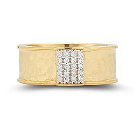 I.Reiss 14K Yellow Gold 0.12 Ring Size 7