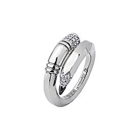 TZURI White Gold Medium Signature Ring