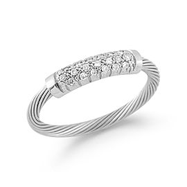 I.Reiss 14K White Gold 0.15 Ring Size 7