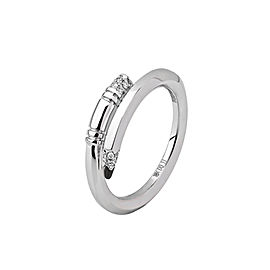 TZURI White Gold Mini Signature Ring