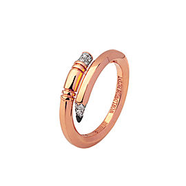 TZURI Rose Gold Mini Signature Ring