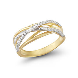 I.Reiss 14K Yellow Gold 0.23 Ring Size 7