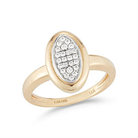 I.Reiss 14K Yellow Gold 0.24 Ring Size 7