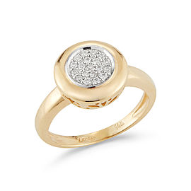 I.Reiss 14K Yellow Gold 0.24 Ring Size 7