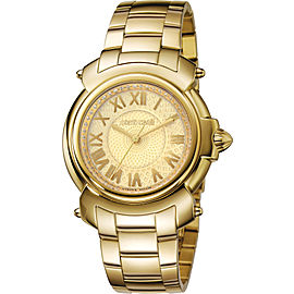 Roberto Cavalli Gold IPYG Stainless Steel RV1L005M0056 Watch