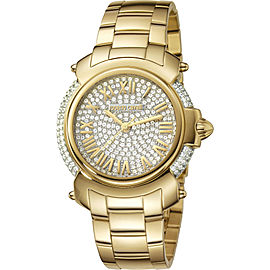 Roberto Cavalli Silver Gold Stainless Steel RV1L006M0046 Watch