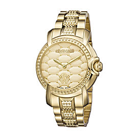 Roberto Cavalli Gold Gold Stainless Steel RV1L019M0106 Watch