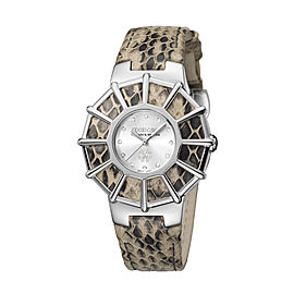 Roberto Cavalli Silver Cream Stainless Steel RV2L009L0016 Watch