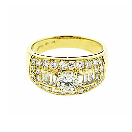 Bvlgari 18k Yellow Gold Diamond Ring