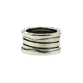 Bvlgari 18k White Gold B.zero 4 Band Ring Size 48