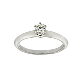 Tiffany & Co. Platinum Solitare Engagement Ring