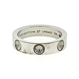 18k White Gold Louis Vuitton Empreinte Ring