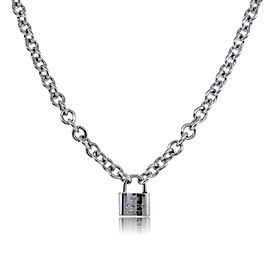 TIiffany & Co. 1837 Lock Charm Necklace