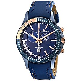 Jacques Lemans U44A UEFA Champions League Analog Display Quartz Blue Mens Watch