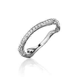 18K Gold Wonderland Stackable Diamond Eternity Twig Ring