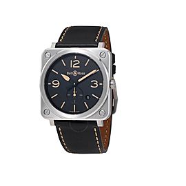 Bell & Ross Heritage BRS-HERITAGE Carbon Finish Mens 42mm Watch