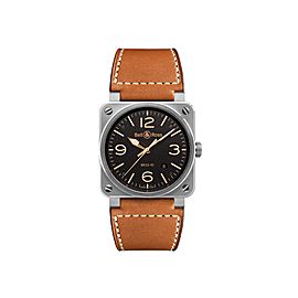 Bell & Ross Golden BR03-92-GOLDEN Stainless Steel Mens 42mm Watch