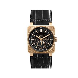 Bell & Ross Aviation BR03-90-SS/RG Rose Gold Mens 42mm Watch