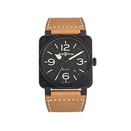 Bell & Ross Desert BR03-92 DESERT T Black PVD Mens 42mm Watch