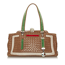 Bottega Veneta Intrecciato Leather Handbag