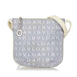 Bvlgari Logomania Canvas Crossbody Bag