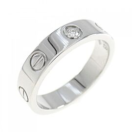 Cartier Mini Love 18k White Gold Diamond Ring LXGKM-242