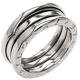 BVLGARI 18K white Gold B.zero1 Ring US 7.75 QJLXG-1491