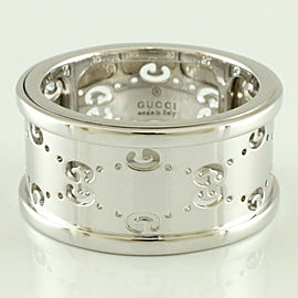 GUCCI : 18K white Gold Ring US5.25, EU50 LXKG-307