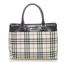 Burberry House Check Canvas Tote