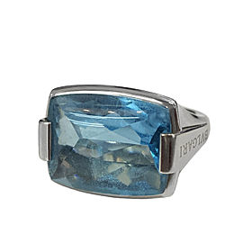 Bulgari Blue Topaz Gold Ring