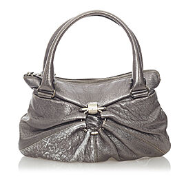 Ferragamo Gancini Leather Handbag