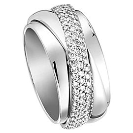 Piaget 18K White Gold Ring Size 7.25