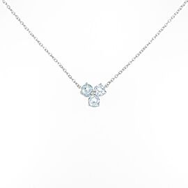 TIFFANY & Co 18K white Gold Aria Necklace LXGKM-47