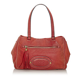 Loewe Anagram Leather Shoulder Bag