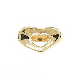 TIFFANY & Co Heart 18k Yellow Gold US4.5 Ring LXGKM-360